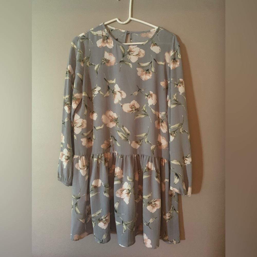 Floral Long Sleeve Dress